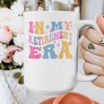 Retro Groovy Retirement Era Retired Teacher Graphic Print Coffee Mug, Groovy Teacher Gifts, funny design Retro Groovy Retirement Era Retired Teacher Graphic Print Coffee Mug, Groovy Teacher Gifts, funny design