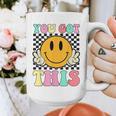 You Got This Retro Smile Motivational Testing Day Teacher Graphic Print Coffee Mug, funny design You Got This Retro Smile Motivational Testing Day Teacher Graphic Print Coffee Mug, funny design