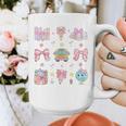 School Pencils And Bows Teacher Bow Coquette Pencil Girls Graphic Print Coffee Mug, funny design School Pencils And Bows Teacher Bow Coquette Pencil Girls Graphic Print Coffee Mug, funny design