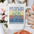 Science It's Like Magic But Real Science Teacher Geek Nerd Graphic Print Coffee Mug, Science Teacher Gifts, funny design