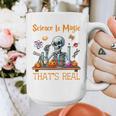 Science Is Magic Halloween Skeleton Students Teacher Graphic Print Coffee Mug, Science Teacher Gifts, funny design
