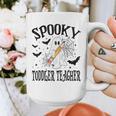 Spooky Toddler Teacher Halloween School Graphic Print Coffee Mug, funny design Spooky Toddler Teacher Halloween School Graphic Print Coffee Mug, funny design