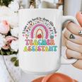 It Takes A Big Heart To Shape Little Minds Teacher Assistant Graphic Print Coffee Mug, funny design