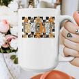Teacher Appreciation Boho Floral Leopard Checkered Graphic Print Coffee Mug, funny design Teacher Appreciation Boho Floral Leopard Checkered Graphic Print Coffee Mug, funny design