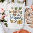 Teacher Inspire Love Graphic Print Coffee Mug, funny design Teacher Inspire Love Graphic Print Coffee Mug, funny design