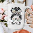 Teacher Para Life Tee Paraprofessional Cute Messy Bun Graphic Print Coffee Mug, funny design Teacher Para Life Tee Paraprofessional Cute Messy Bun Graphic Print Coffee Mug, funny design