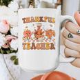 Thankful Teacher Retro Groovy Thanksgiving Fall Women Men Graphic Print Coffee Mug, Groovy Teacher Gifts, funny design Thankful Teacher Retro Groovy Thanksgiving Fall Women Men Graphic Print Coffee Mug, Groovy Teacher Gifts, funny design