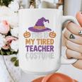 This Is My Tired Teacher Costume Halloween Premium Tri-Blend Graphic Print Coffee Mug, funny design This Is My Tired Teacher Costume Halloween Premium Tri-Blend Graphic Print Coffee Mug, funny design