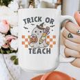 Trick Or Teach Teacher Graphic Print Coffee Mug, funny design Trick Or Teach Teacher Graphic Print Coffee Mug, funny design