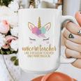 Unicorn Teacher Shirt For Women School Teacher Graphic Print Coffee Mug, funny design