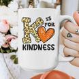 Unity Day K Is For Kindness Anti Bullying Orange Teacher Men Women Kids Graphic Print Coffee Mug, funny design
