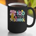 100 Days Of School Preppy 100th Day Of School Teachers Girls Graphic Print Coffee Mug, funny gift