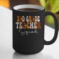 2nd Grade Teacher Squad Cute Women Groovy Fall Autumn Lovers Graphic Print Coffee Mug, Groovy Teacher Mugs, 2nd Grade Teacher Mugs, funny gift