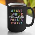 Alphabet ABC Elemeno Teacher Student Back To School Graphic Print Coffee Mug, funny gift