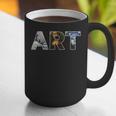 Art Artist Painting Teacher T Shirt Mona Lisa Great Wave For Men Women Graphic Print Coffee Mug, funny gift