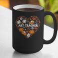 Art Teacher Heart Autumn Thanksgiving Kids Graphic Print Coffee Mug, funny gift Art Teacher Heart Autumn Thanksgiving Kids Graphic Print Coffee Mug, funny gift