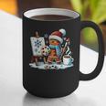 Artist Gingerbread Painter Art Teacher Student Christmas Graphic Print Coffee Mug, funny gift