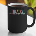Theatre Drama Teacher Stage Play Broadway Theatre Graphic Print Coffee Mug, funny gift