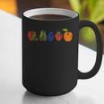 Back To School Cute Hungry Lover Fruits Teacher Graphic Print Coffee Mug, funny gift