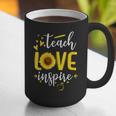 Back To School Teach Love And Inspire Teacher Sunflower Graphic Print Coffee Mug, funny gift Back To School Teach Love And Inspire Teacher Sunflower Graphic Print Coffee Mug, funny gift