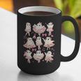 Ballet Ghost Ballet Dancer Spooky Dance Halloween Teacher Graphic Print Coffee Mug, funny gift