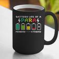 Battery Life Of a Paraprofessional Para Teacher Life Graphic Print Coffee Mug, funny gift