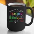 Battery Life Of A School Teacher Monday To Friday For Men Women Graphic Print Coffee Mug, funny gift Battery Life Of A School Teacher Monday To Friday For Men Women Graphic Print Coffee Mug, funny gift