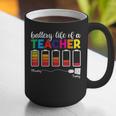 Battery Life Of a Teacher Shirt Thanksgiving Teacher Graphic Print Coffee Mug, funny gift Battery Life Of a Teacher Shirt Thanksgiving Teacher Graphic Print Coffee Mug, funny gift
