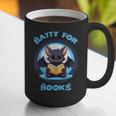 Batty About Books Lover Teacher Librarian Bookish Halloween For Men Women Kids Graphic Print Coffee Mug, funny gift