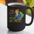 Beauty Teacher Take Chances Make Mistakes Get Messy Graphic Print Coffee Mug, funny gift Beauty Teacher Take Chances Make Mistakes Get Messy Graphic Print Coffee Mug, funny gift
