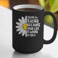 i Became a Teacher Because Your Life Is Worth My Time Graphic Print Coffee Mug, funny gift