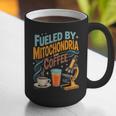 Biology Teacher Science Fueled By Mitochondria Coffee Graphic Print Coffee Mug, Science Teacher Mugs, funny gift