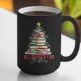 All Booked For Christmas Xmas Tree Teacher Holiday Pajamas Graphic Print Coffee Mug, funny gift All Booked For Christmas Xmas Tree Teacher Holiday Pajamas Graphic Print Coffee Mug, funny gift