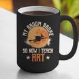 My Broom Broke So Now I Teach Art Teacher Halloween Costume For Men Women Graphic Print Coffee Mug, funny gift