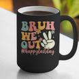 Bruh We Out Teacher Retro Last Day Of School Boys Girls Kids Graphic Print Coffee Mug, funny gift
