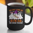 You Can't Scare Me I'm A 2nd Grade Teacher Halloween Graphic Print Coffee Mug, 2nd Grade Teacher Mugs, funny gift