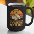 You Can't Scare Me I Teach 3rd Grade Teacher Halloween Men Women Kids Graphic Print Coffee Mug, funny gift