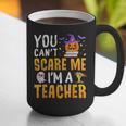 You Cant Scare Me Im A Teacher Halloween Trick Or Teach 2024 Graphic Print Coffee Mug, funny gift You Cant Scare Me Im A Teacher Halloween Trick Or Teach 2024 Graphic Print Coffee Mug, funny gift