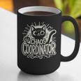 Cat Chaos Coordinator For Women Mom Halloween Teacher Graphic Print Coffee Mug, funny gift