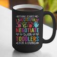 Childcare Teacher Negotiate With Toddlers Daycare Provider Men Women Girls Kids Graphic Print Coffee Mug, funny gift