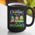Chillin With My Pre-K Snowmies Christmas Teacher Xmas Graphic Print Coffee Mug, funny gift