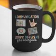 Communication Looks Different For Everyone SPED Teacher ASD Graphic Print Coffee Mug, funny gift Communication Looks Different For Everyone SPED Teacher ASD Graphic Print Coffee Mug, funny gift