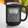 Composition Notebook Matching Group Halloween Teachers Graphic Print Coffee Mug, funny gift