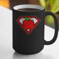Cute Distressed Super Teacher Superhero Apple Shirt Graphic Print Coffee Mug, Super Teacher Mugs, funny gift Cute Distressed Super Teacher Superhero Apple Shirt Graphic Print Coffee Mug, Super Teacher Mugs, funny gift