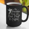 Disney Peter Pan Tinkerbell Teacher Pixie Dust And Coffee Graphic Print Coffee Mug, funny gift Disney Peter Pan Tinkerbell Teacher Pixie Dust And Coffee Graphic Print Coffee Mug, funny gift