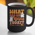 What Are We Doing Today Halloween PE Spooky Teacher Graphic Print Coffee Mug, Pe Teacher Mugs, funny gift