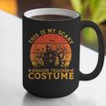 English Teacher Matching This Is My Scary Halloween Costume Graphic Print Coffee Mug, English Teacher Mugs, funny gift