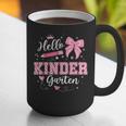 First Day Of School Teacher Girl Coquette Hello Kindergarten Graphic Print Coffee Mug, funny gift