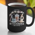 Fueled By Mitochondria Coffee Science Teacher Student Graphic Print Coffee Mug, Science Teacher Mugs, funny gift