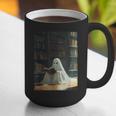 Ghost Library Halloween Book Reading Books Lover Teacher Graphic Print Coffee Mug, funny gift Ghost Library Halloween Book Reading Books Lover Teacher Graphic Print Coffee Mug, funny gift